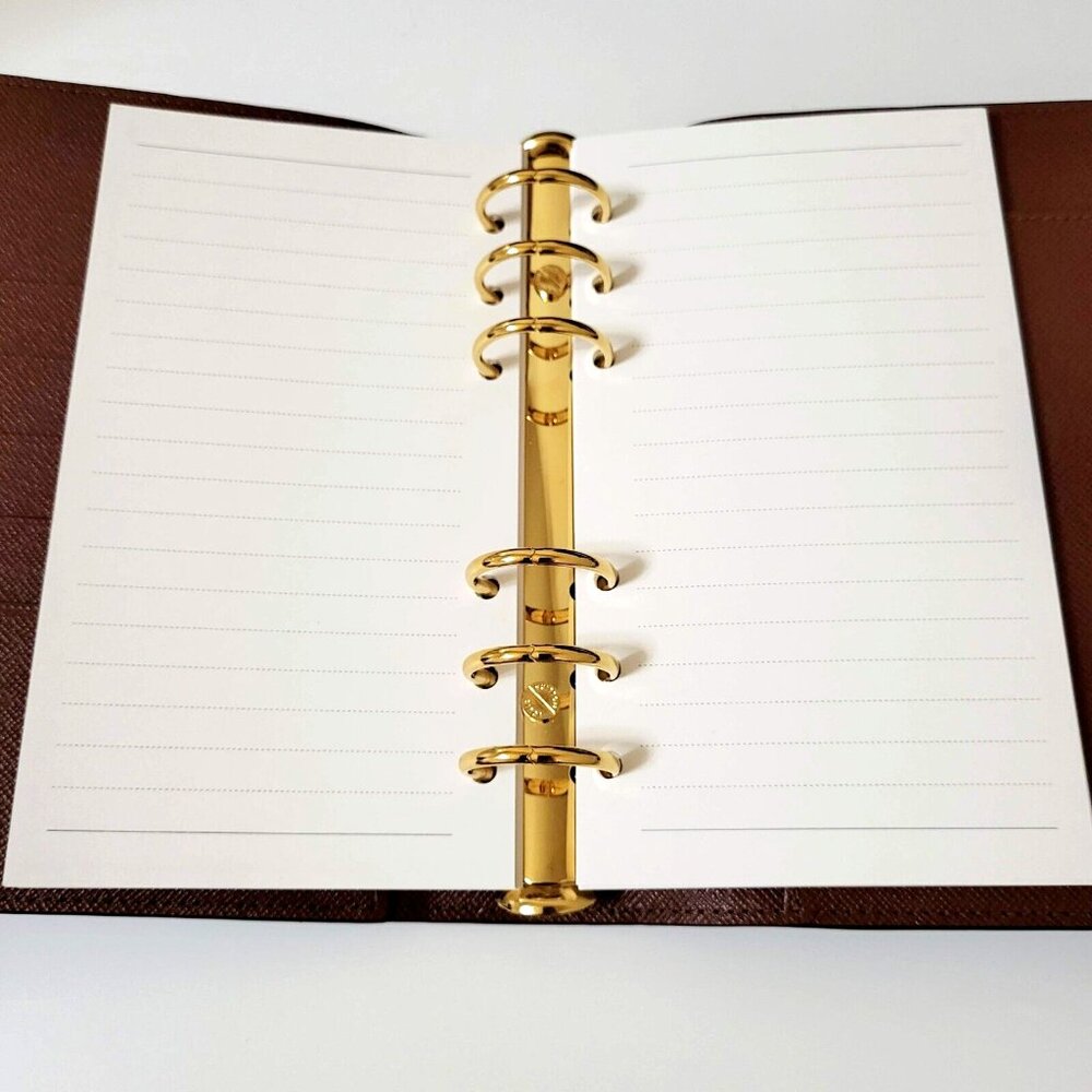 fits Louis Vuitton MM Medium LV Agenda: 60 Pages Lined Refill Paper
